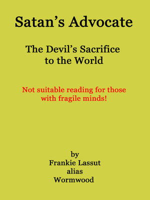 cover image of Satan's Advocate